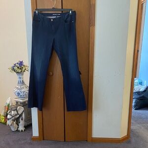 Dark Blue Flared Jeans